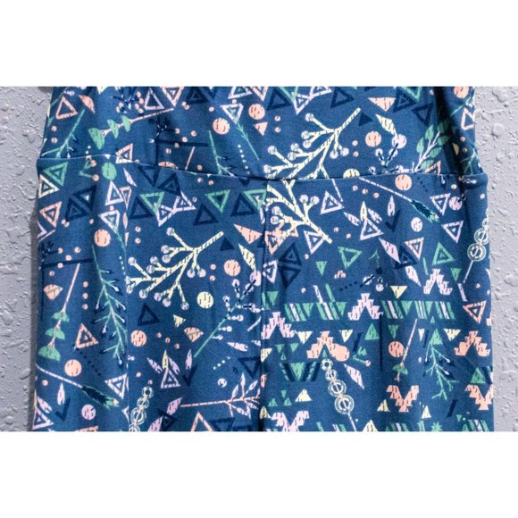 NWOT LuLaRoe 90s Style Random Design Leggings, One Size (OS) - Picture 3 of 3